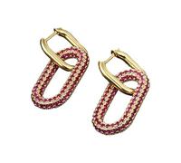 Pendientes para mujer, con forma de estrella, con hebillas, aretes de moda, joyería de oreja de cobre, para combinar con trajes de moda, joyería moderna, talla única, como se describe, como se