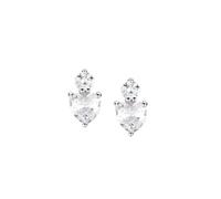 Pendientes para mujer de Amen de la colección Diamonds. Joya de plata de ley 925 bañada en rodio y circonitas blancas. La referencia es: E2HBBZ.