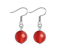 Pendientes para mujeres 925 Pendientes colgantes redondos Pendientes dulces Pendientes de la fiesta de las mujeres Pendientes de alta gama