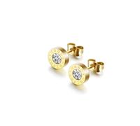 Pendientes para Mujeres a Juego con el Collar de Acero Titanio Juego de Aretes Hermoso para Niñas Adolescentes