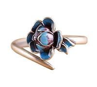 Pendientes para mujeres con anillo ajustable Mujeres, S925 Sterling Metal retro Burnt Moda Ajustable Ajuste de nudillos abiertos Ringle Toe Toe Ring Jewely for Women Girls Gift