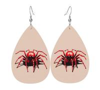 Pendientes Para Mujeres Linda Pequeña Araña Roja Colgante Oreja Moda Personalidad Pendientes De Lágrima, Para Mujeres, Aniversario, Fiesta
