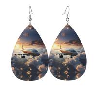 Pendientes Para Mujeres Los Aviones Están Volando Alto Colgante Oreja Personalidad Divertidos Pendientes De Colgante, Para Fiesta, Ouple, Valentine'S Day