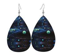 Pendientes Para Mujeres Planetas Del Espacio Exterior Colgante Oreja Decoración De Disfraces Personalidad Pendientes De Colgante, Para Aniversario, Fiesta, Mujeres