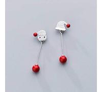 Pendientes para niñas, Pendientes, aretes de Sombrero de Santa Claus de Moda Sencilla de Moda Sencilla de Moda Sencilla, una Pareja, una Pareja, una Pareja,