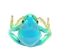 Pendientes para orejas con forma de rana - Anillos abiertos en forma de rana de resina, puños para orejas en forma de rana de resina | Anillo de dedo para animales con anillo abierto de sapo vintage