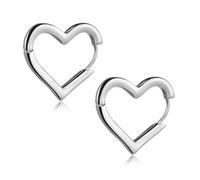 Pendientes, Pendientes de Corazón, Elegante Pendiente Puro en Forma de Corazón, Hermoso Vestido, Pendientes en Forma de Corazón Estilo Minimalista, Un Regalo para La Madre De Una Niña Femenina,