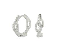 Pendientes pequeños de plata de ley con temperamento fresco de Europa y Estados Unidos., Metal