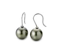 Pendientes Perlas Tahití Auténticas Redondas Color Natural calidad AAA origen Polinesia Francesa Tahitï