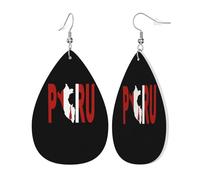 Pendientes Peru Peruvian Flag Aretes Colgantes Moda Pendientescolgantes Decoración Pendientesde Piel Sintética Para Mujeres Fiesta Amantes