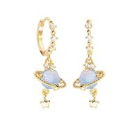 Pendientes Planet Drop-Sterling Planet Plugs | Sonetos Para Mujer