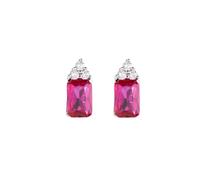Pendientes PRINCESS ZIRCONIOS ROJOS Amen Mujer