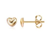Pendientes punk, aretes de boda para damas de honor, corazón para regalos de vacaciones, fiestas familiares, bodas, Cobre, No es una piedra preciosa