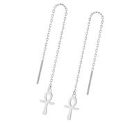 Pendientes resistentes de acero inoxidable con diseños de símbolos minimalistas para estilos sin esfuerzo Pendientes cómodos