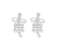 Pendientes retro tejidos a mano, aretes de perlas minimalistas y personalizados para mujer