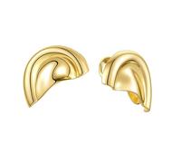 Pendientes semicirculares, adornos de cobre fáciles de usar, adecuados para varias ocasiones, desde casuales hasta formales