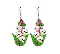 Pendientes sofisticados Tu conjunto de Halloween con cautivadores ¡Libera tu glamour ! (A, 7cm)