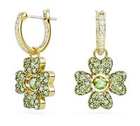 Pendientes Swarovski Idyllia 5670664 trébol verde