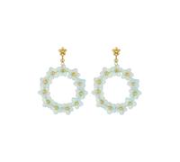 Pendientes Ted Baker Wildel Flor para mujer (Oro/Menta)