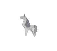 Pendientes unicornio Joyas de Papel - tordo
