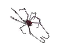 Pendientes únicos de arañas que se arrastran sin diseños perforados, aleación portátil, cómodo para personas de moda, diseños únicos