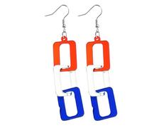 Pendientes universales ¡Tres diseños giratorios combinados con un brillo brillante como el de los pendientes de estrella de cinco puntas en forma de corazón! (C, 8cm)