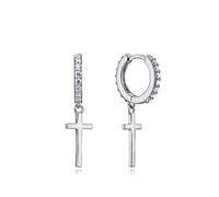 Pendientes Viceroy Fashion 13029E000 Cruz (Pendientes Viceroy Fashion 13029E000-30 Cruz Plateado)