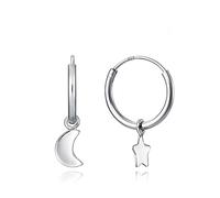 Pendientes Viceroy Jewels 5064E000-08 Luna Estrella Plata de Ley