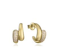 Pendientes Viceroy para mujer en plata de primera ley con baño de oro y circonitas blancas 2377E100-30