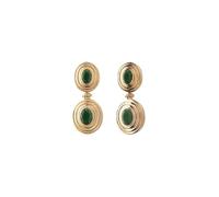 Pendientes Vidal & Vidal acabados en oro de 18k con jade verde africano