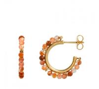 Pendientes Vidal & Vidal tipo aro con piedras
