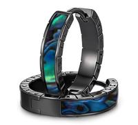 Pendientes Vikingos para Hombre Plata de Ley 925 Pendientes de Aro Vikingos Nórdica Runa para Hombres Mujeres