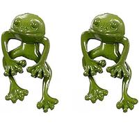 Pendientes vintage de rana gótica, aretes de resina con diseño de rana verde, aretes de gota extraños, joyería para mujeres y niñas, durabilidad