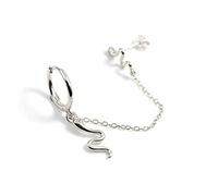 Pendientes WaQiH chapados en 18k con Forma de Serpiente para Mujer, Pendientes pequeños con Piercing, joyería