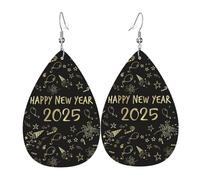 Pendientes Year Of The Snake 2025 Happy Chinese New Year 2025 Pendientescolgantes Moda Pendientesde Piel Sintética Decoración Aretes Colgantes Para Varias Ocasiones De Fiesta Amantes Fiesta