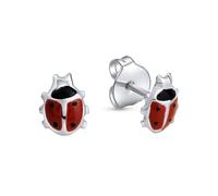 Pendientes ZEEme for Kids plata de ley 925 rodiada motivo escarabajo