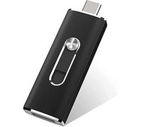 Pendrive 256GB 3.2 Vansuny Pen Drive USB C 256 GB(Velocidad de Lectura 350 MB/S) Memoria USB 256GB USB Flash Drive Compatible con teléfonos móviles/tabletas/Ordenadores/Windows/iOS (Negro)