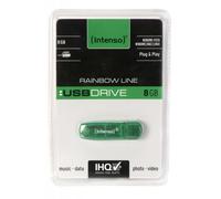 Intenso Rainbow 8GB USB 2.0 Verde
