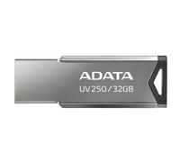 Pendrive ADATA UV250 32GB USB 2.0 Capless Metálico Plata