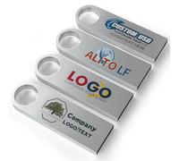 Pendrive Personalizado 50 Unidades 512MB/1GB/2GB/4GB/8GB/16GB/32GB Metal