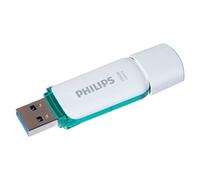 Pendrive Philips FM25FD75B Snow-Series 256GB USB 3.0 Blanco Llavero Capuchón