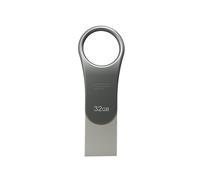 Pendrive Silicon Power Mobile C80 32GB USB Type-C y Type-A Titanio