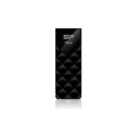 Pendrive Silicon Power Ultima U03 16GB USB 2.0 Deslizable Negro