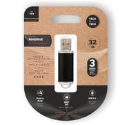 Pendrive Tech One Tech Basic 32GB USB 2.0 Negro velocidad mínima 6MB/s