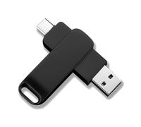 Pendrive USB Memoria USB 128GB,Pen Drive Pendrive USB C Ultra Flair Flash Drive Pen Drive 128G Cuerpo Metálico,Pendrive Tipo C Memoria 2 en 1 para PC/Laptop/Computadora,Teléfono Móvil con USB-C