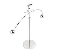 Péndulo de Balance de Metal, Instrumento de Equilibrio Dinámico, 17,5 x 16,8 x 4,8 cm - Diseño Duradero y Decorativo, Ideal para Relax y Decoración de Escritorio