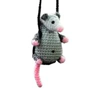 Péndulo de coche - Adorable decoración del espejo retrovisor, accesorio único para coche de animal | Encanto de zarigüeya colgante para coches, accesorios de coche accesorios únicos para el espejo