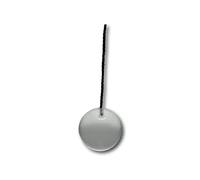 Péndulo neutro universal. Esfera de plástico acrílico transparente sobre cuerda. Herramienta para pruebas personales de longitud de onda en radiestesia. Afinación de biocampos.
