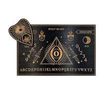 Péndulo Spirit Board,Tableros De Pantalla De Madera Decisionista Tablón Con Números | Suministros De Bruja para Decoraciones Espirituales, Regalos Para La Familia, Amigos
