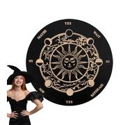 Pendulum Board Dowsing - Tablero de espíritu de Madera con Letras y números | Herramienta de adivinación metafísica, Que Cuenta la Alfombra de péndulo, la decoración del Altar de brujería, la